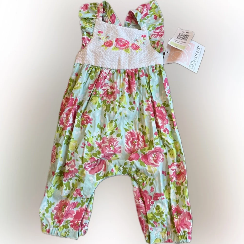 Bonnie Baby Girls 3-6 Month Romper